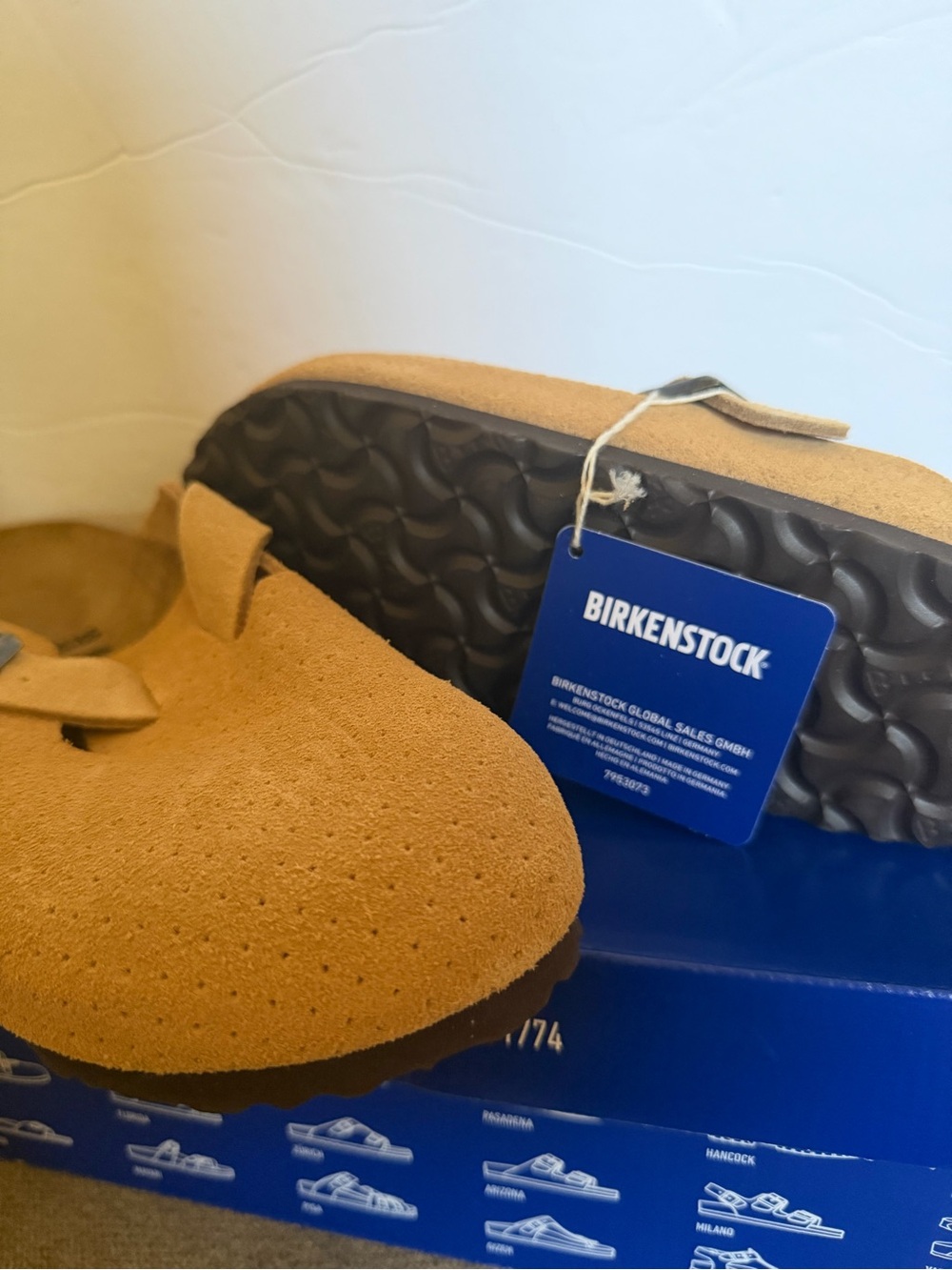 Birkenstock Boston beige suede 7 - Picture 6 of 12
